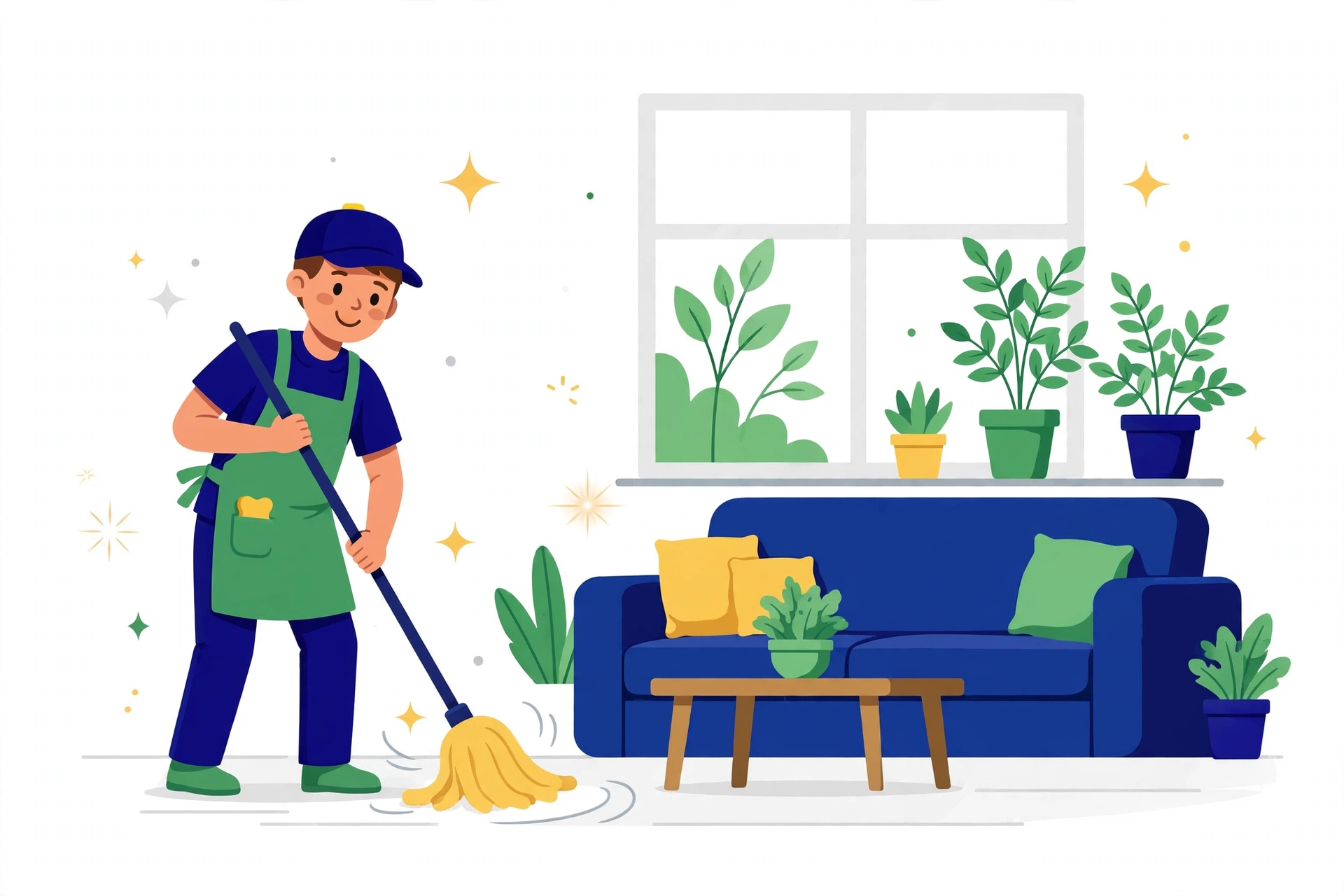 Professional house cleaning
